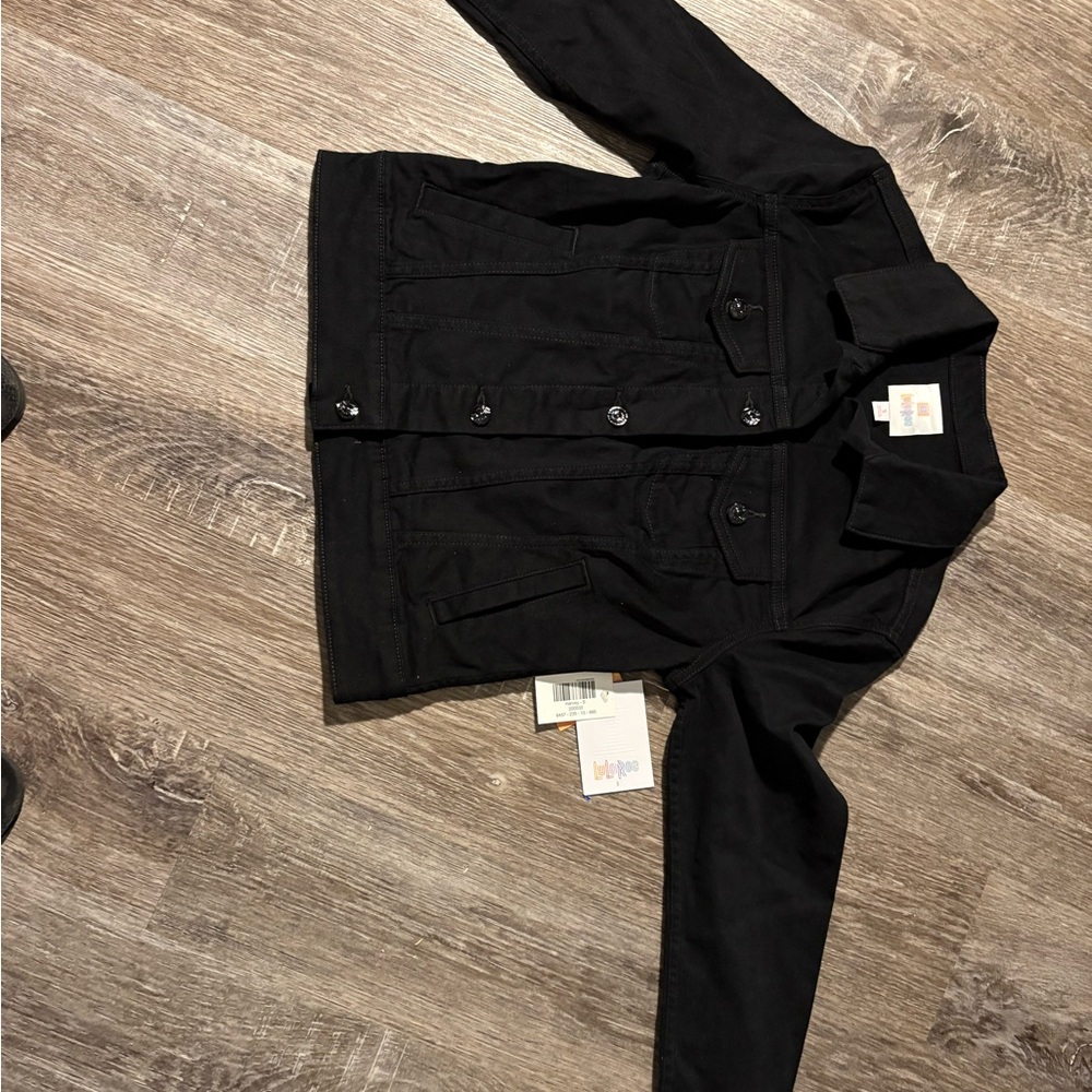 Lularoe Harvey Jean jacket small new with tag unicorn print